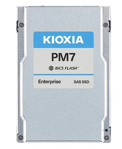 KIOXIA PM7-R SSD SAS de 1.92TB 2.5" BiCS FLASH TLC - 4200 MB/s Lectura - 3400 MB/s Escritura - 22.5 Gbit/s - Encriptación Hardware