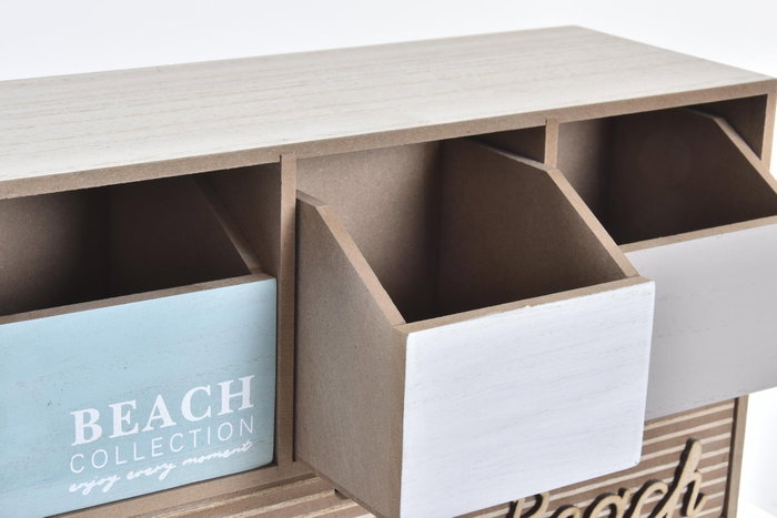 DKD Home Decor Joyero de Madera Beach Marrón DKD Home Decor Joyero de Madera Beach Marrón