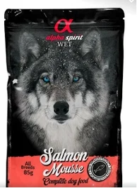 Alpha Spirit Canine Pouch Salmón 12x300g