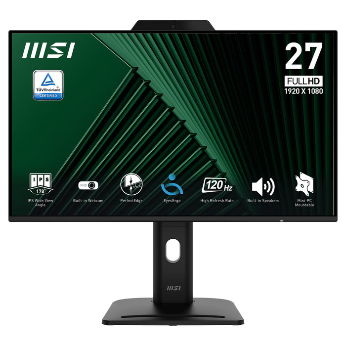 MSI PRO MP272PMG Monitor de 27 pulg. IPS Full HD con WebCam MSI PRO MP272PMG Monitor de 27 pulg. IPS Full HD con WebCam