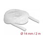 DeLOCK Manguera en espiral flexible 2 m x 14 mm transparente