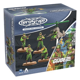 G.I.Joe Heroscape expansión del ejército Greenshirts & Battle Copter (Common) *Edición Inglés*