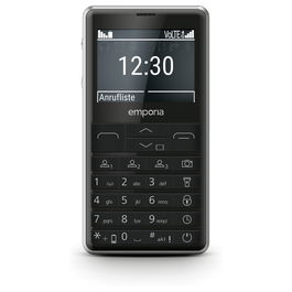 Emporia PRIME M76 Teléfono Móvil con 4G LTE, 64MB RAM, 128MB de Almacenamiento, Color Negro