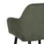 Ixia Silla Verde Tejido-Metal Contract
