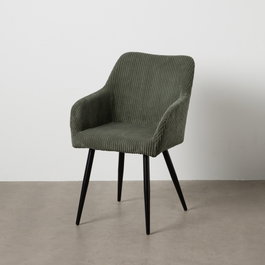 Ixia Silla Verde Tejido-Metal Contract