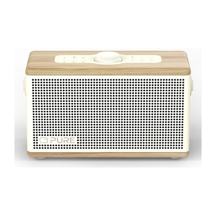 PURE Classic Aura Altavoz portátil estéreo Blanco/Eiche PURE Classic Aura Altavoz portátil estéreo Blanco/Eiche