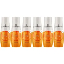 Sodastream Concentrados de Naranja - Pack de 6 Concentrados - SOD7290116748740 - Hasta 54L de Bebidas - 440 ml