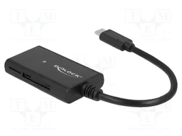 DeLOCK 91740 Lector de Tarjetas USB Type-C de 4 Ranuras