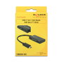 DeLOCK CardReader USB-C > 4 x Slots 91740 Negro