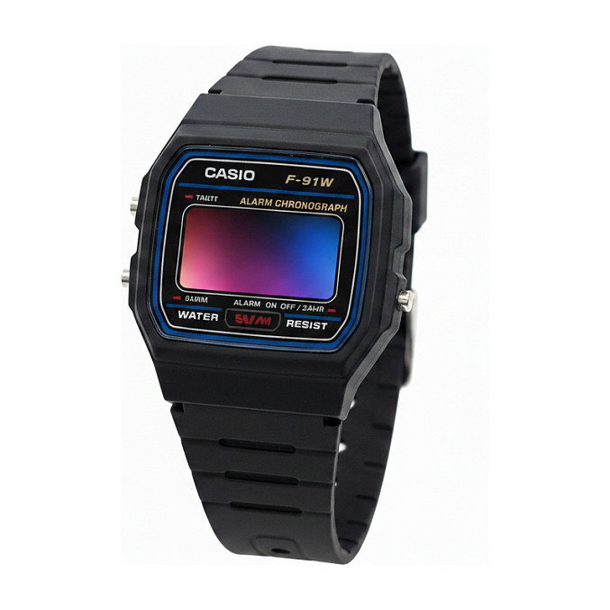 Casio F-91W-1YEG Reloj Digital Negro