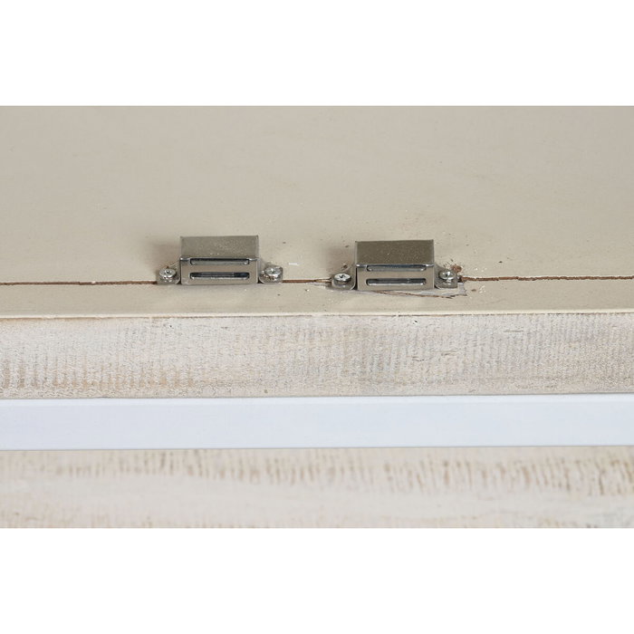 DKD Home Decor Buffet de Mango y Metal Decapé Blanco 170x45x100