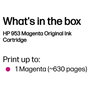 HP Cartucho de tinta 953 Magenta Original