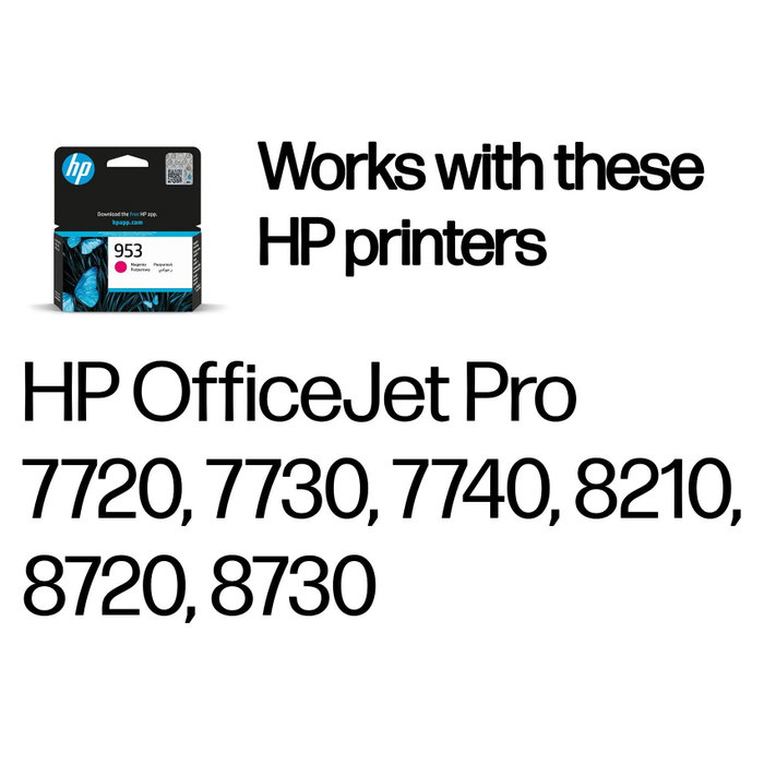 HP Cartucho de tinta 953 Magenta Original