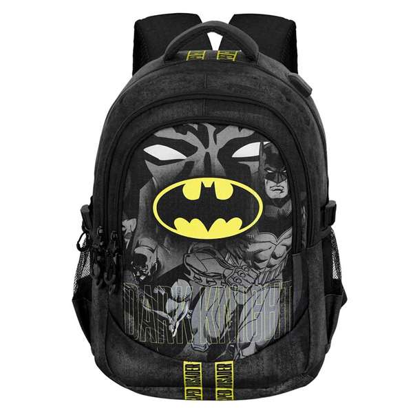 Karactermania Mochila Batman Run. Plus FAN Caped Negro 44x34x21cm Ripstop Compartimentos USB