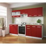 Aucune ULTRA Mueble de cocina alto L 40 cm - rojo mate