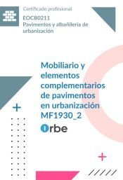CEP EDITORIAL, Mobiliario y elementos complementarios de pavimentos en urbanización - CEP EDITORIAL