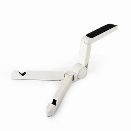 Gembird - Soporte Universal para Tablets, Color Blanco, Sostén de Mesa y Pared, Diseño Elegante y Práctico para tu Dispositivo - Ajustable y Fácil de Instalar