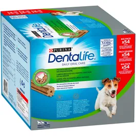 Purina Dentalife Canine Small Snack Dental 882 gr - 54 sticks, Textura Compacta para Masticación, Reduce el Sarro