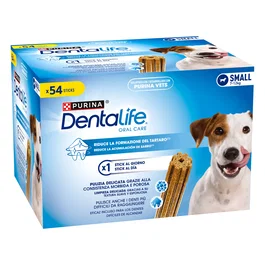 Purina Dentalife Canine Small Snack Dental 882 gr - 54 sticks, Textura Compacta para Masticación, Reduce el Sarro