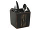 DKD Home Decor Set de 2 Cuberteros de Abeto con Asa, 15x15x18 cm