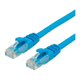 VALUE 21.99.1454 Patchkabel Cat.6A (Class EA) UTP Azul 0.3 m para 10 Gigabit Ethernet