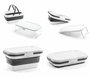 Inde Cesta de Picnic Plegable con Tapa-Mesa Pickning I 46 cm x 29 cm x 9 cm (4 Unidades)