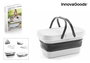 Inde Cesta de Picnic Plegable con Tapa-Mesa Pickning I 46 cm x 29 cm x 9 cm (4 Unidades)