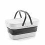 Inde Cesta de Picnic Plegable con Tapa-Mesa Pickning I 46 cm x 29 cm x 9 cm (4 Unidades)
