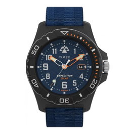 Timex TW2V40300 Reloj Solar con Correa de Tela Azul