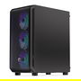Endorfy Arx 500 ARGB PC Negro Vidrio Templado ATX/ITX/micro ATX Gaming Caja con Ventana Lateral Iluminada