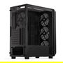Endorfy Arx 500 ARGB PC Negro Vidrio Templado ATX/ITX/micro ATX Gaming Caja con Ventana Lateral Iluminada
