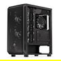 Endorfy Arx 500 ARGB PC Negro Vidrio Templado ATX/ITX/micro ATX Gaming Caja con Ventana Lateral Iluminada