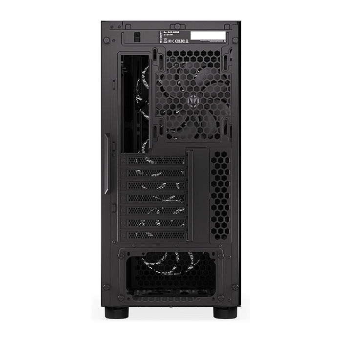 Endorfy Arx 500 ARGB PC Negro Vidrio Templado ATX/ITX/micro ATX Gaming Caja con Ventana Lateral Iluminada