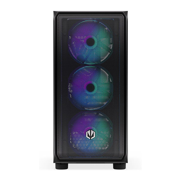 Endorfy Arx 500 ARGB PC Negro Vidrio Templado ATX/ITX/micro ATX Gaming Caja con Ventana Lateral Iluminada