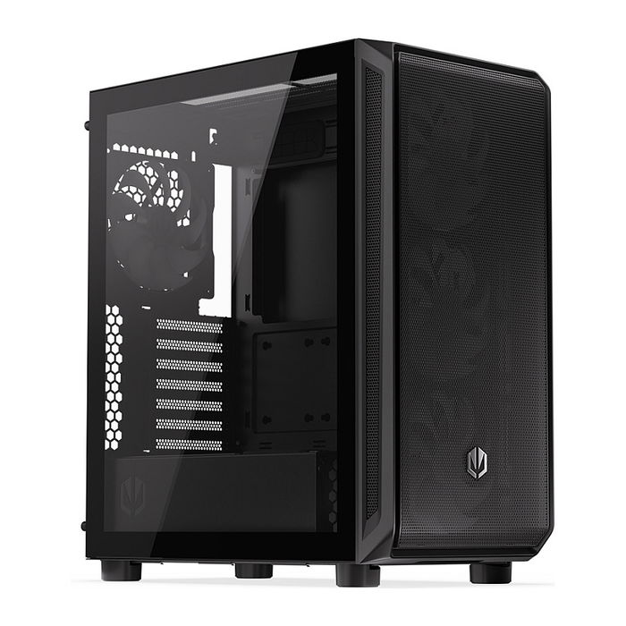 Endorfy Arx 500 ARGB PC Negro Vidrio Templado ATX/ITX/micro ATX Gaming Caja con Ventana Lateral Iluminada