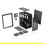 Endorfy Arx 500 ARGB PC Negro Vidrio Templado ATX/ITX/micro ATX Gaming Caja con Ventana Lateral Iluminada