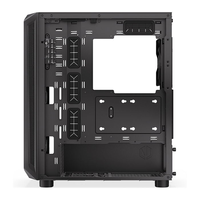 Endorfy Arx 500 ARGB PC Negro Vidrio Templado ATX/ITX/micro ATX Gaming Caja con Ventana Lateral Iluminada