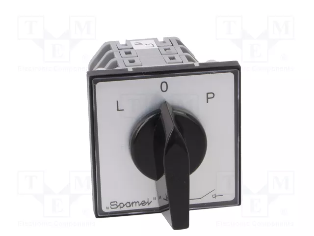 SPAMEL Interruptor de leva 25A 3 posiciones L-0-P SPAMEL Interruptor de leva 25A 3 posiciones L-0-P