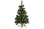 DKD Home Decor Árbol de Navidad Alpina Verde 76 x 120 x 76 cm con 235 Ramas y Base de Metal LED