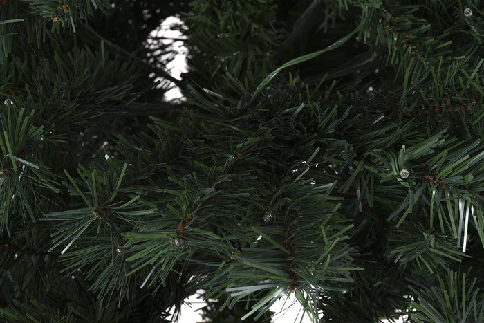 DKD Home Decor Árbol de Navidad Alpina Verde 76 x 120 x 76 cm con 235 Ramas y Base de Metal LED