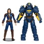 Fallout 4 Pack de 2 Figuras T-60 Vault Tec & Sole Survivor 18 cm