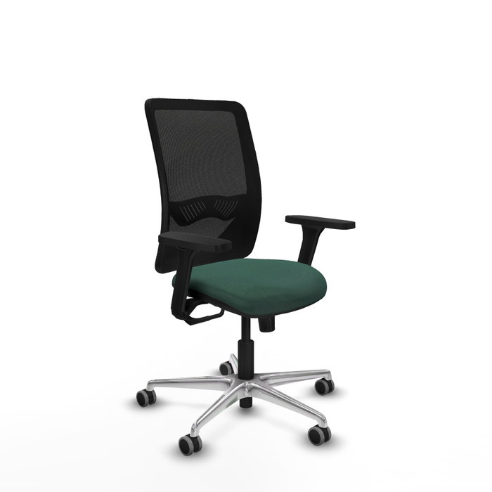 PIQUERAS Y CRESPO Silla de oficina Zulema con mecanismo Sincro, Verde botella y Negro PIQUERAS Y CRESPO Silla de oficina Zulema con mecanismo Sincro, Verde botella y Negro