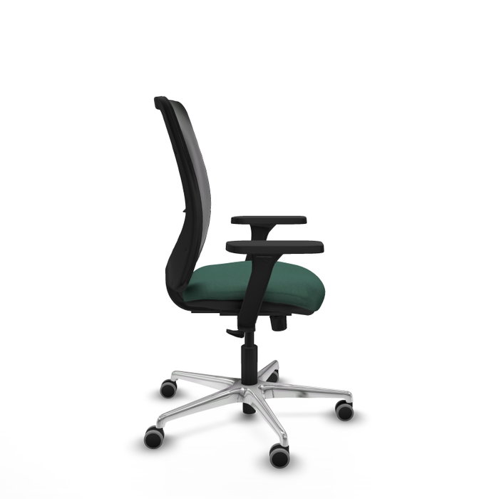 PIQUERAS Y CRESPO Silla de oficina Zulema con mecanismo Sincro, Verde botella y Negro PIQUERAS Y CRESPO Silla de oficina Zulema con mecanismo Sincro, Verde botella y Negro