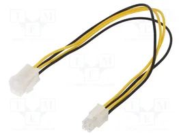GEMBIRD Cable de alimentación ATX P4 de 0,3m