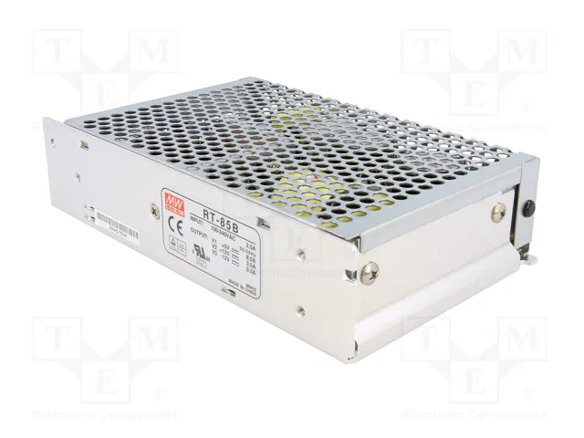 MEAN WELL RT-85B Alimentador de Impulso 88W de 3 Salidas MEAN WELL RT-85B Alimentador de Impulso 88W de 3 Salidas