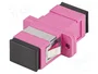 LANBERG Adaptador de fibra óptica OM4 SC/UPC violeta