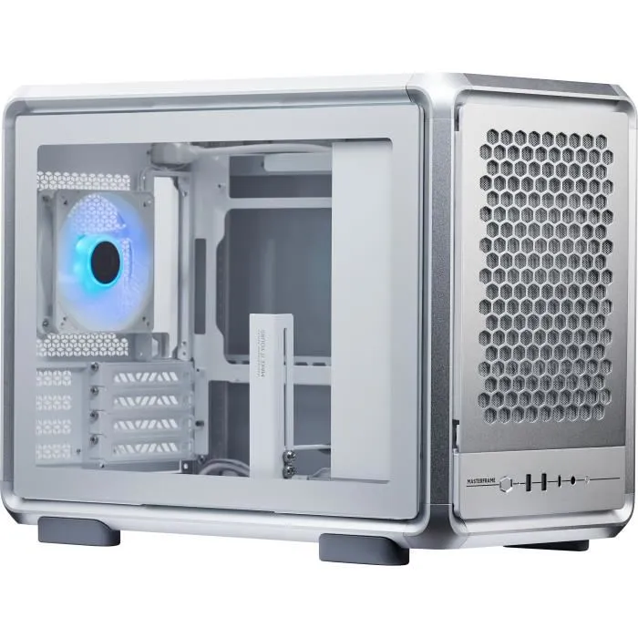 Cooler Master MasterFrame 400 Mesh Plata - Gabinete PC Gaming Micro-ATX y Mini-ITX MF400M-SHNN-S00 Cooler Master MasterFrame 400 Mesh Plata - Gabinete PC Gaming Micro-ATX y Mini-ITX MF400M-SHNN-S00
