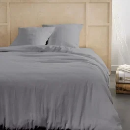 Today Juego de cama Acero para 2 personas con funda nórdica y 2 fundas de almohada