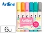 Artline Rotulador Fluorescente EK-660 Colores Pastel Bolsa 6 Unidades Colores Surtidos Artline Rotulador Fluorescente EK-660 Colores Pastel Bolsa 6 Unidades Colores Surtidos