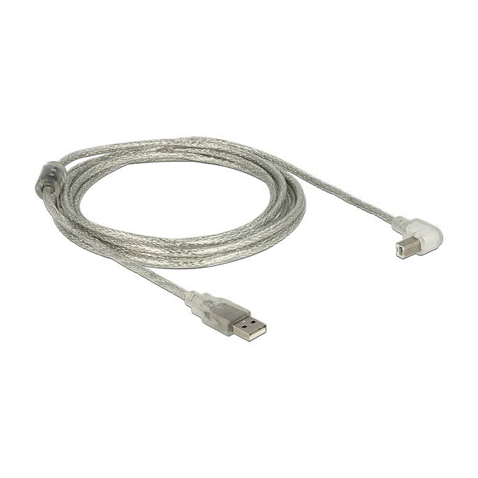 DeLOCK Cable USB 2.0 Tipo-A a Tipo-B Angular 3 m DeLOCK Cable USB 2.0 Tipo-A a Tipo-B Angular 3 m